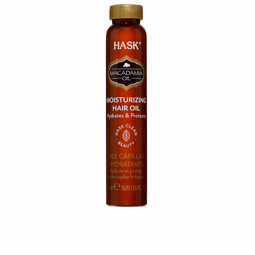 Hårolja HASK MACADAMIA OIL 18 ml Fuktgivande