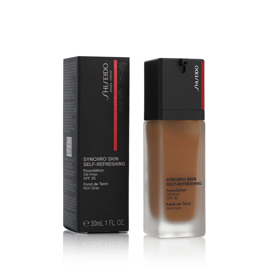 Flytande makeupbas Shiseido Synchro Skin Self-Refreshing Nº 510 Suede Spf 30 30 ml