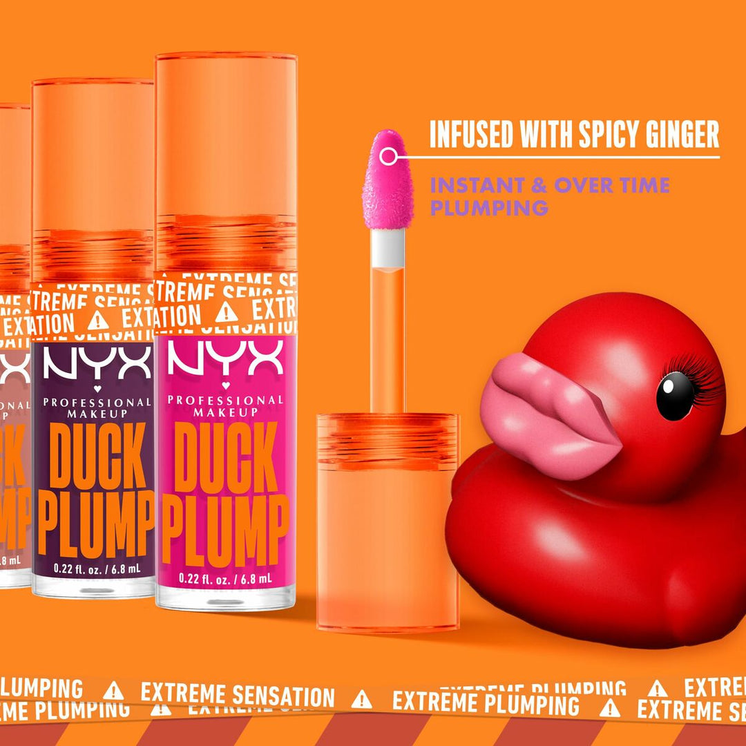 Läppglans NYX Duck Plump Nude swings 6,8 ml