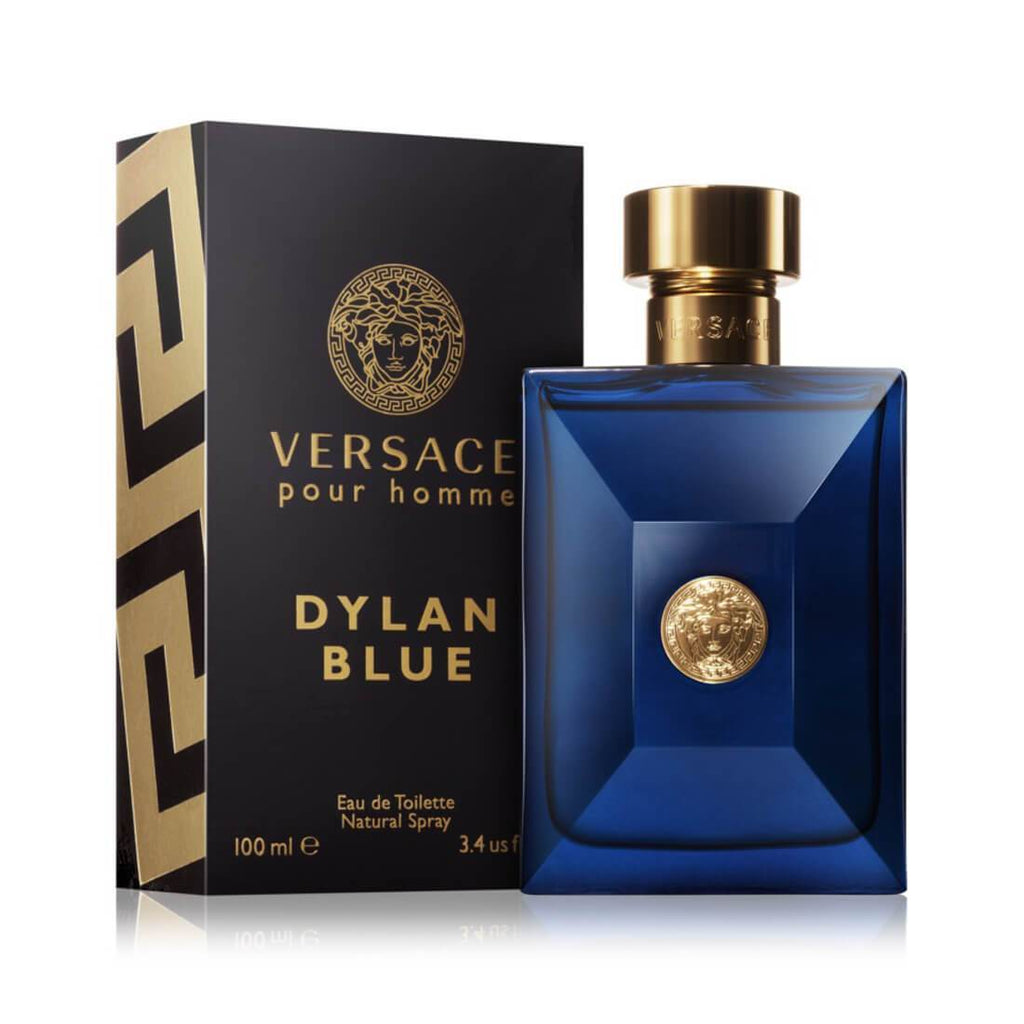 Versace Dylan Blue Eau de Toilette fragrance bottle