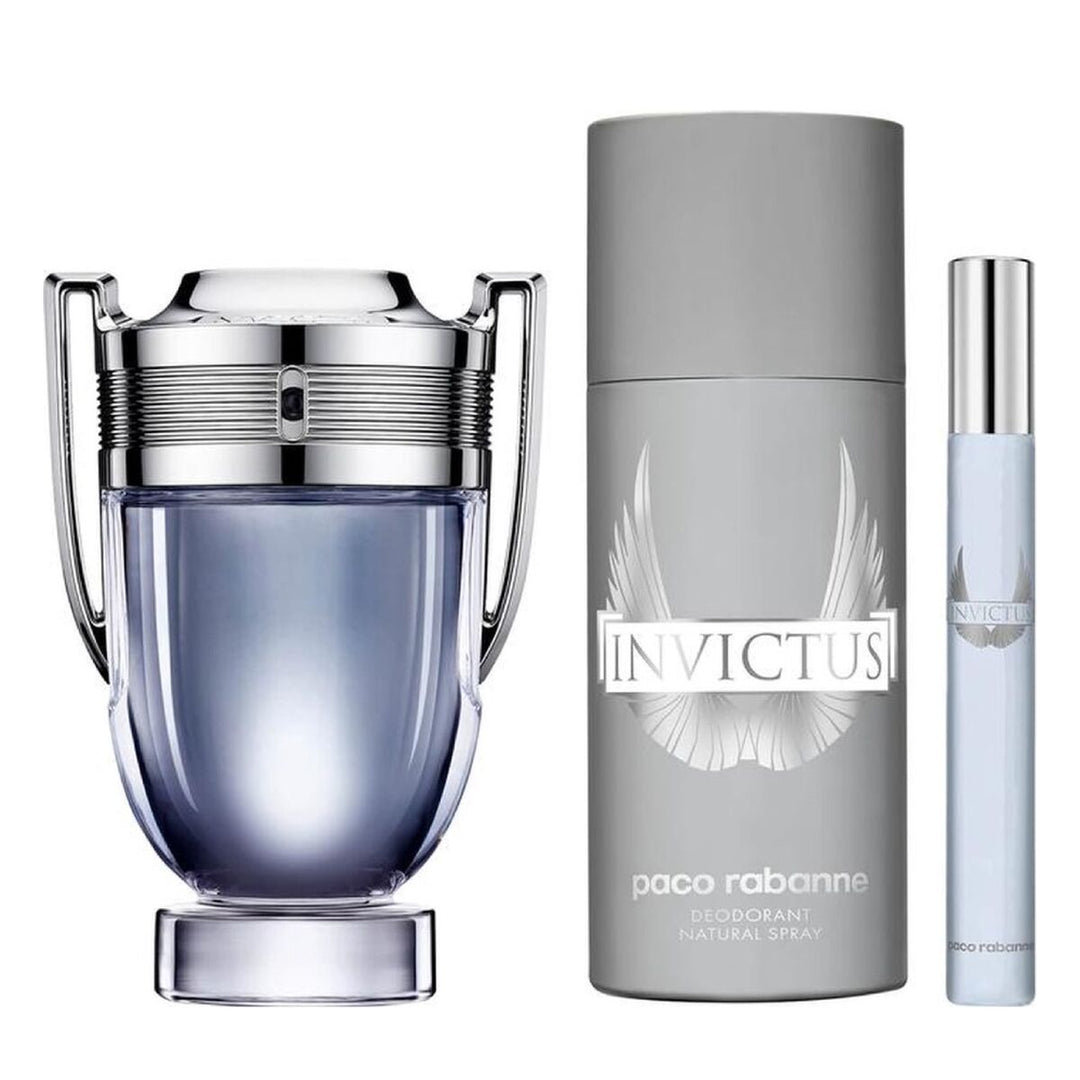 Paco Rabanne Invictus | 3 Delar Set | 260ml | Eau de Toilette