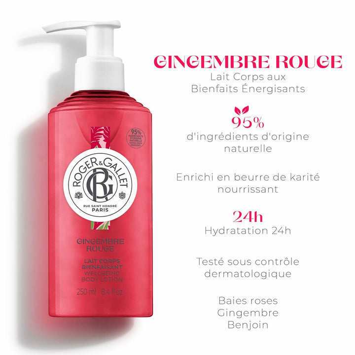 Kroppskräm Roger & Gallet Gingembre Rouge 250 ml