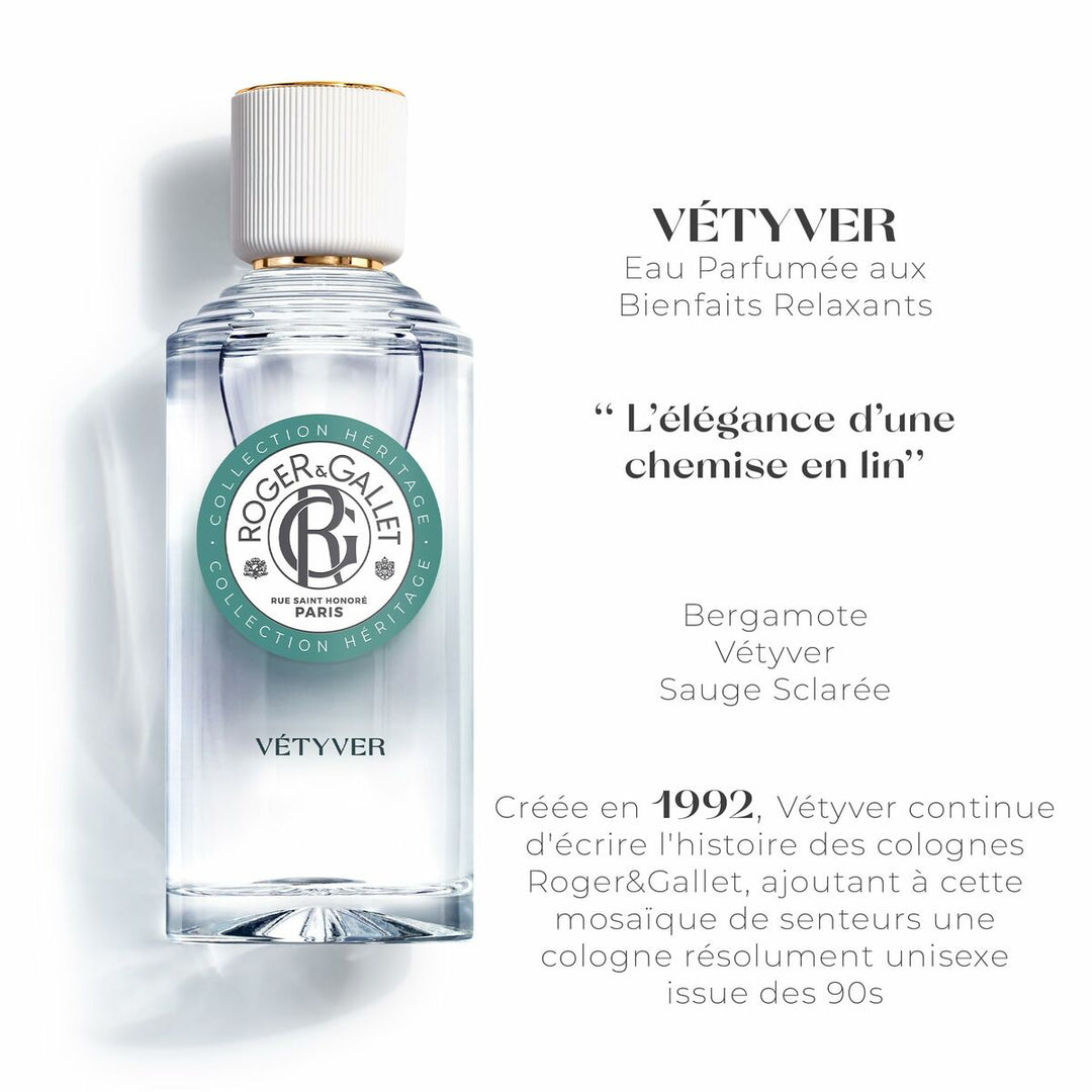 Roger & Gallet Vétyver EDP 100 ml | Eau de Parfum