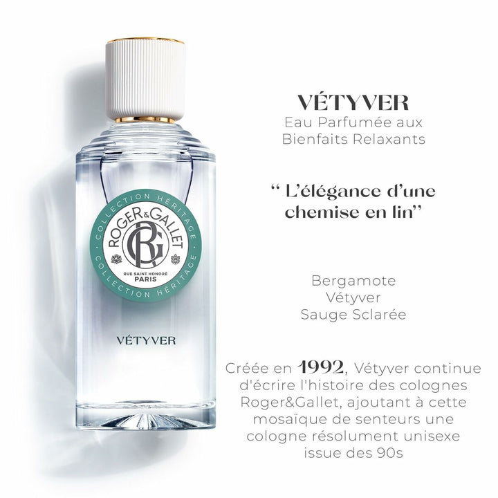 Roger & Gallet Vétyver EDP 100 ml | Eau de Parfum