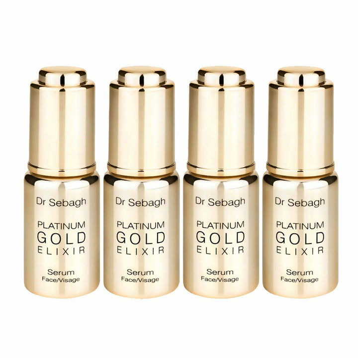 Ansiktsserum Dr. Sebagh Platinium Gold Elixir 4 x 10 ml