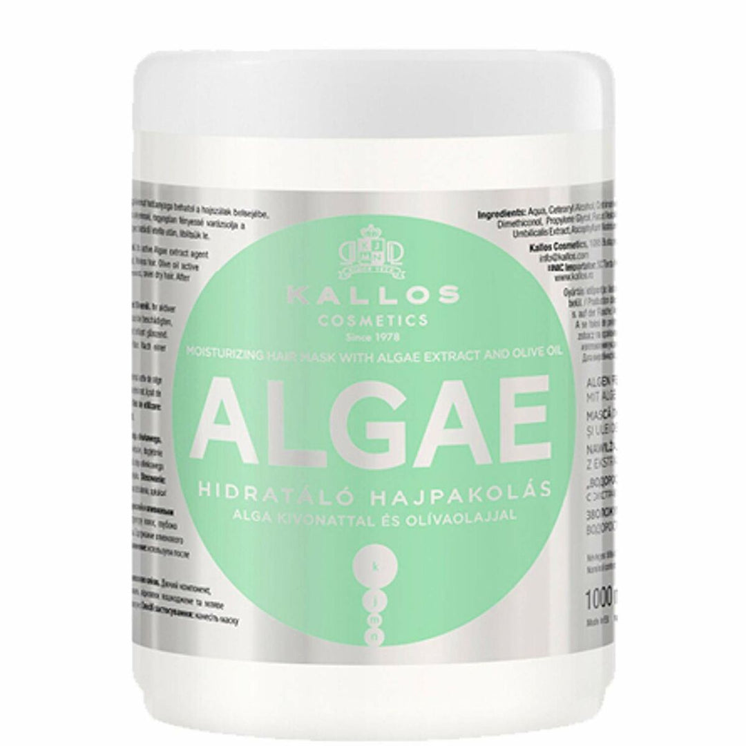 Hårinpackning Kallos Cosmetics Algae Fuktgivande 1 L