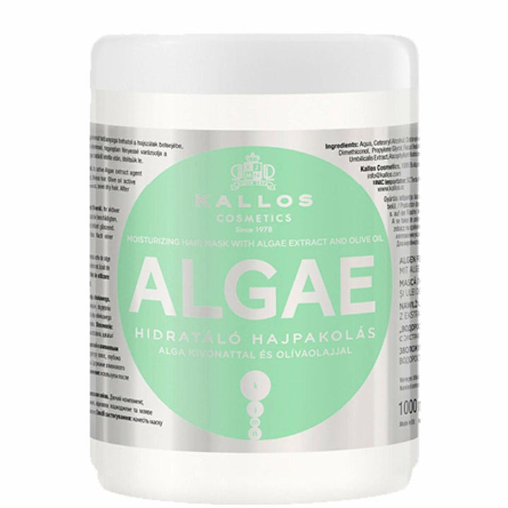 Hårinpackning Kallos Cosmetics Algae Fuktgivande 1 L