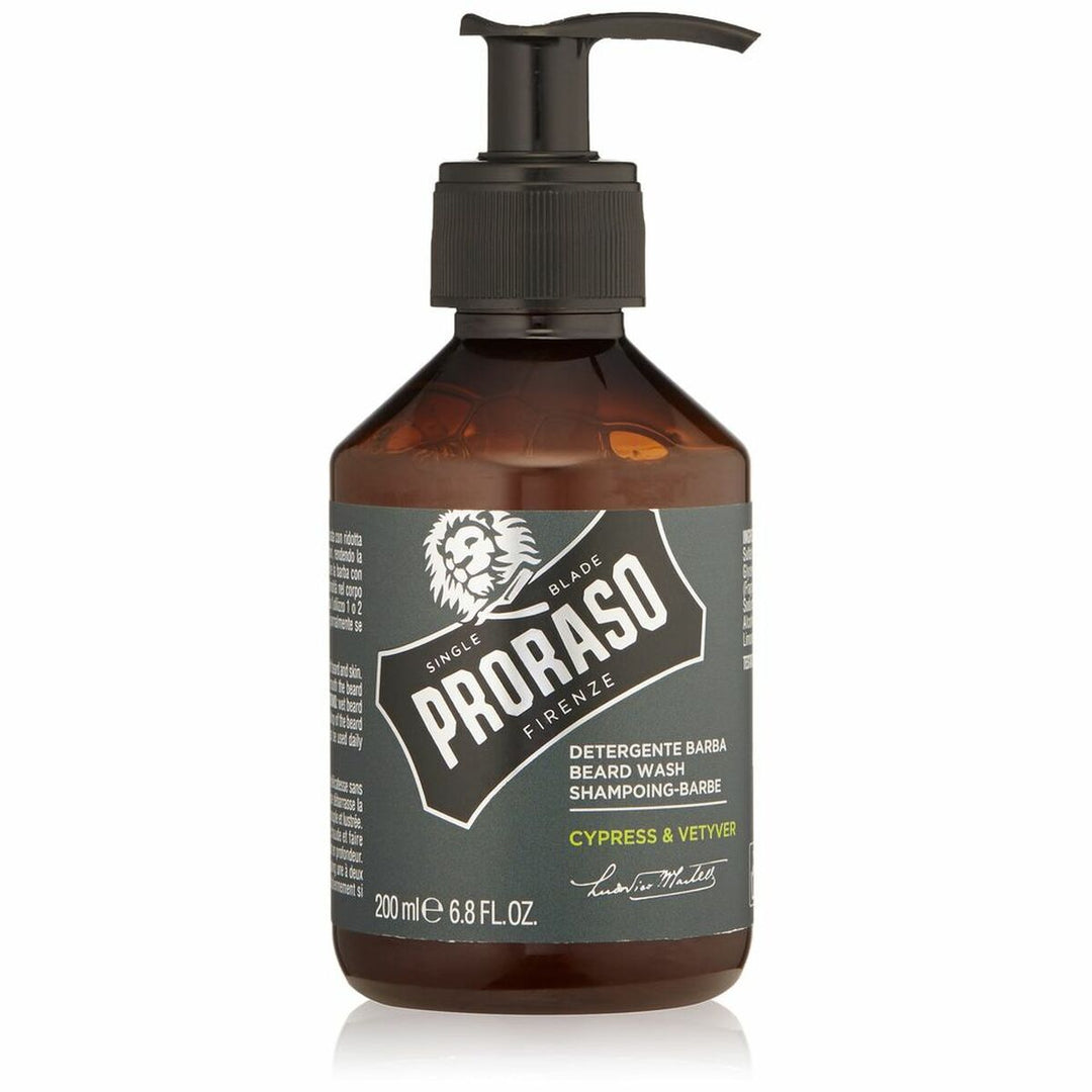 Proraso Skäggschampo Cypress & Vetyver | Skäggschampo | 200 ml