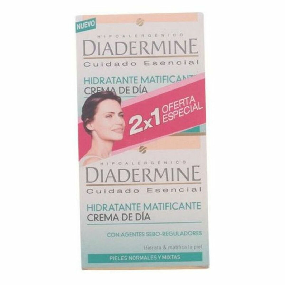 Kosmetikset Damer Diadermine Matif (2 pcs) Gel Kräm Svart Kvinna