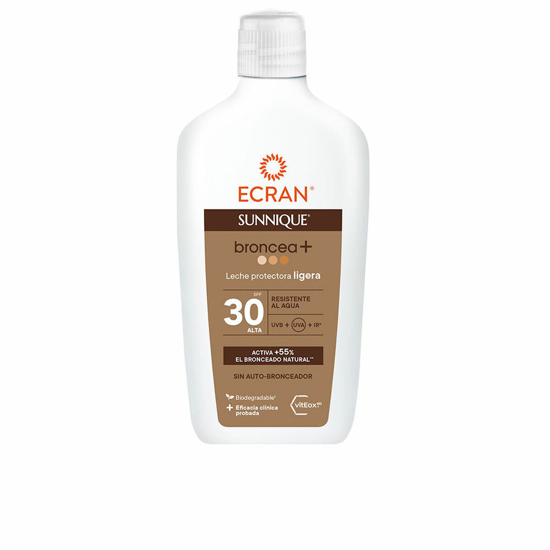 Solmjölk Ecran Sunnique Broncea+ Spf 30 Belysning