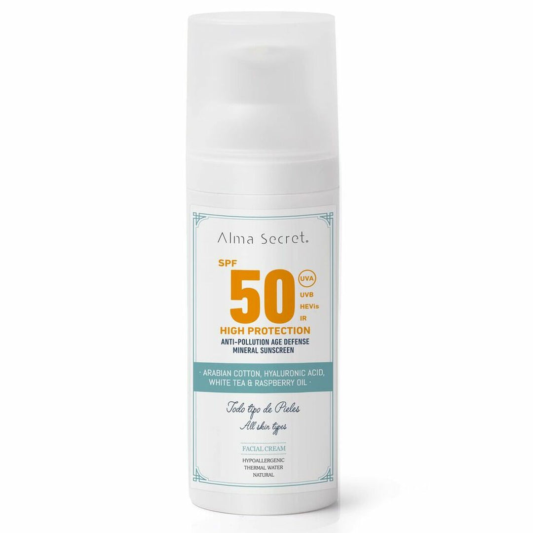 Solskydd Alma Secret High Protection Spf 50 50 ml