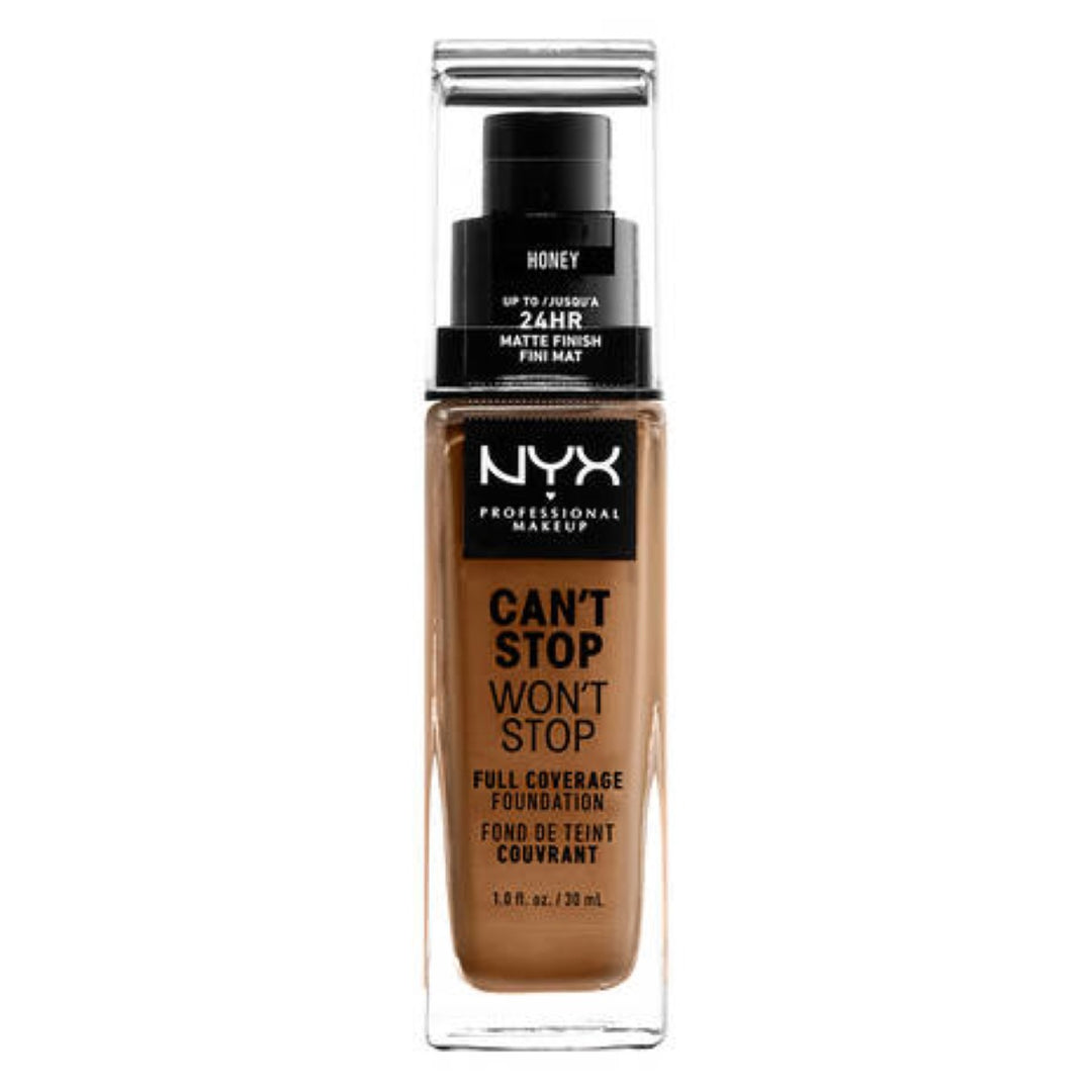 Foundationkräm NYX Can't Stop Won't Stop honey (30 ml)