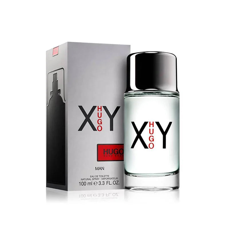     H Hugo Boss EDT Hugo XY 100 ml - A modern and dynamic fragrance by Hugo Boss, presented in a stylish 100 ml bottle.