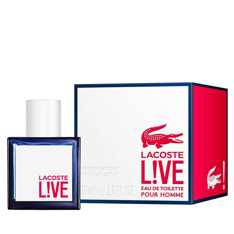 Lacoste EDT Live 60 ml - A fresh and lively fragrance by Lacoste, encapsulated in a stylish 60 ml bottle.