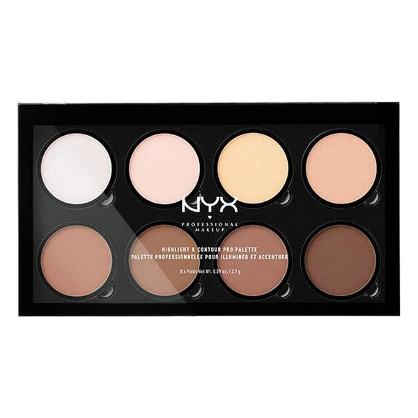 NYX Highlight & Contour Pro Palette | Highlighter | 8 x 2.7g