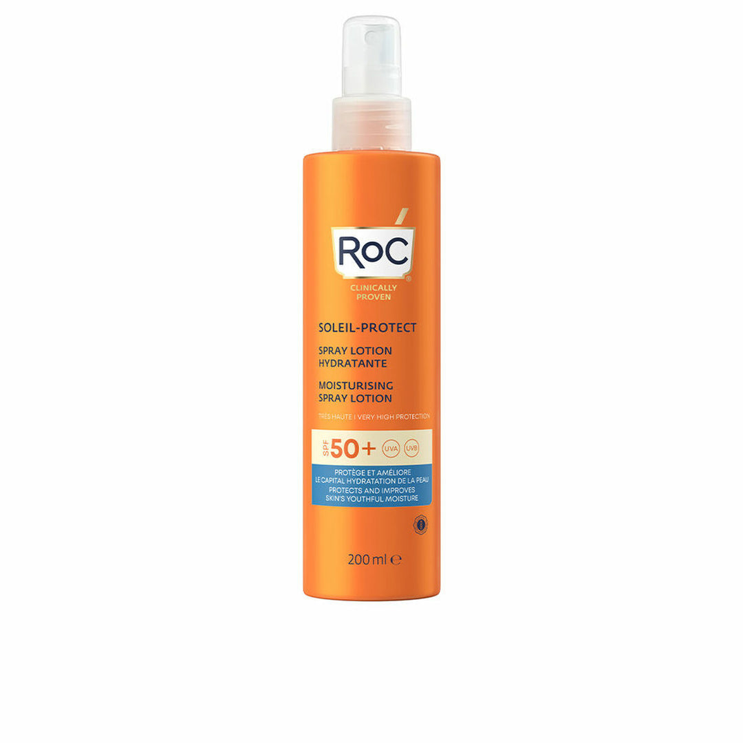 Spray solskydd Roc Fuktgivande SPF 50 (200 ml)