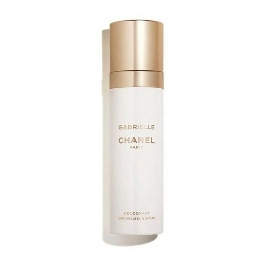 A spray bottle of Gabrielle Chanel deodorant, 100 ml, featuring the Gabrielle Chanel logo.