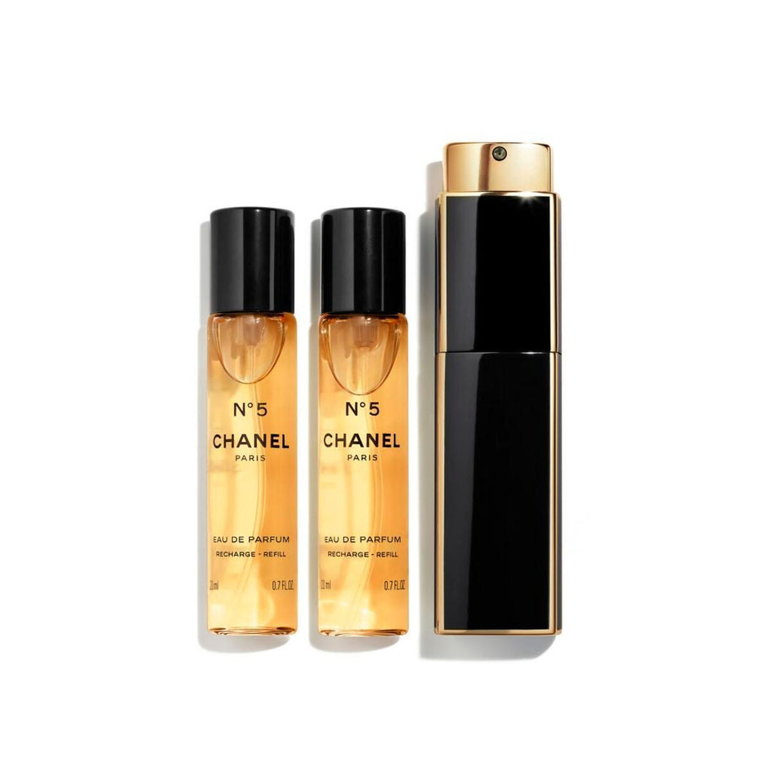 Chanel N°5 Twist & Spray - A convenient and portable Twist & Spray bottle for Chanel N°5 fragrance.