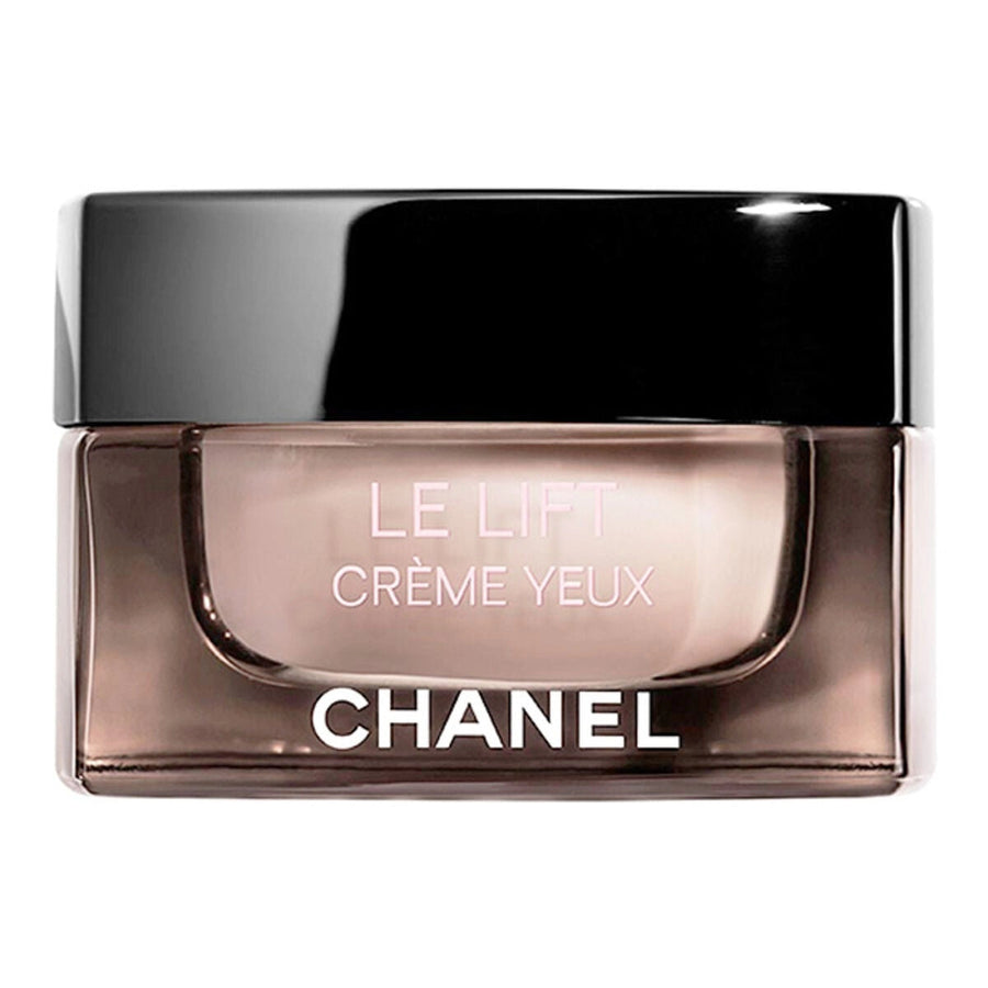  A tube of Chanel Le Lift Yeux eye contour cream, 15 ml, labeled with code 820-141680, featuring the Chanel logo.