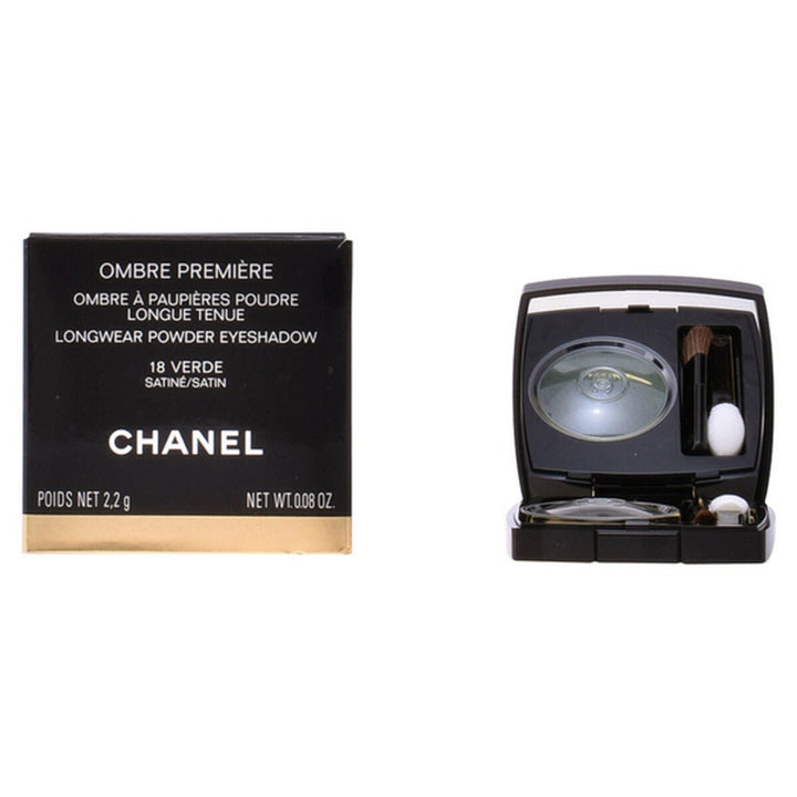 A compact of Chanel Première eyeshadow, 2.2 g, with an additional refill cartridge of 1.5 g, both featuring the Chanel logo.