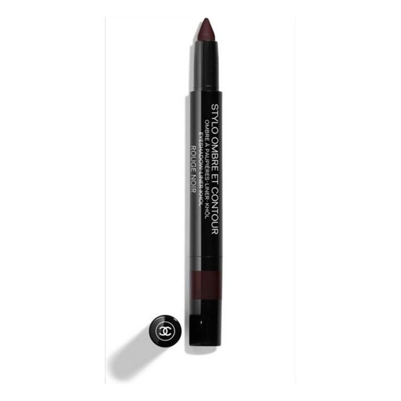 A sleek pencil-style eyeliner from Chanel called Stylo Ombre et Contour, featuring the Chanel logo.