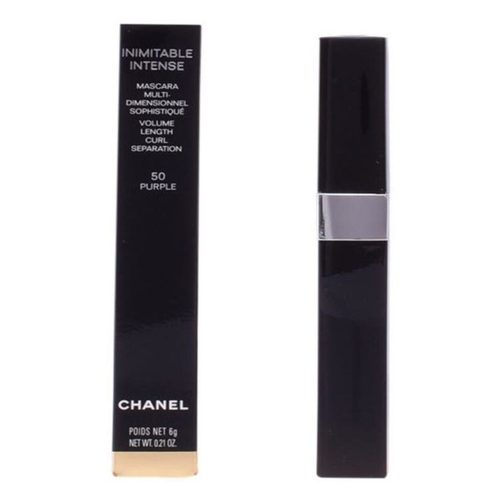 A tube of Chanel Inimitable Intense mascara, with the Chanel logo and product name clearly visible.