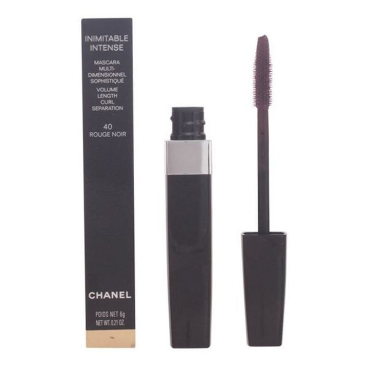 A tube of Chanel Inimitable Intense mascara, with the Chanel logo and product name clearly visible.