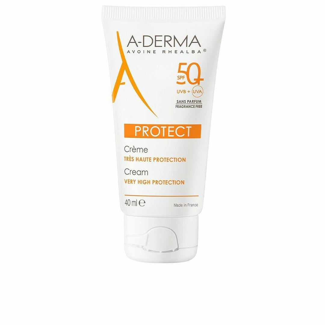 A-Derma Protect SPF 50+ Fragrance-Free Sunscreen | Solkräm | 40ml