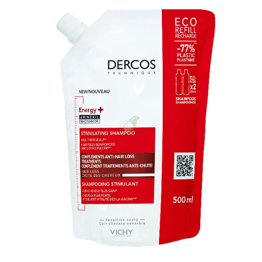 Vichy Dercos Energy+ Anti-Håravfall Schampo | Schampo | 500 ml