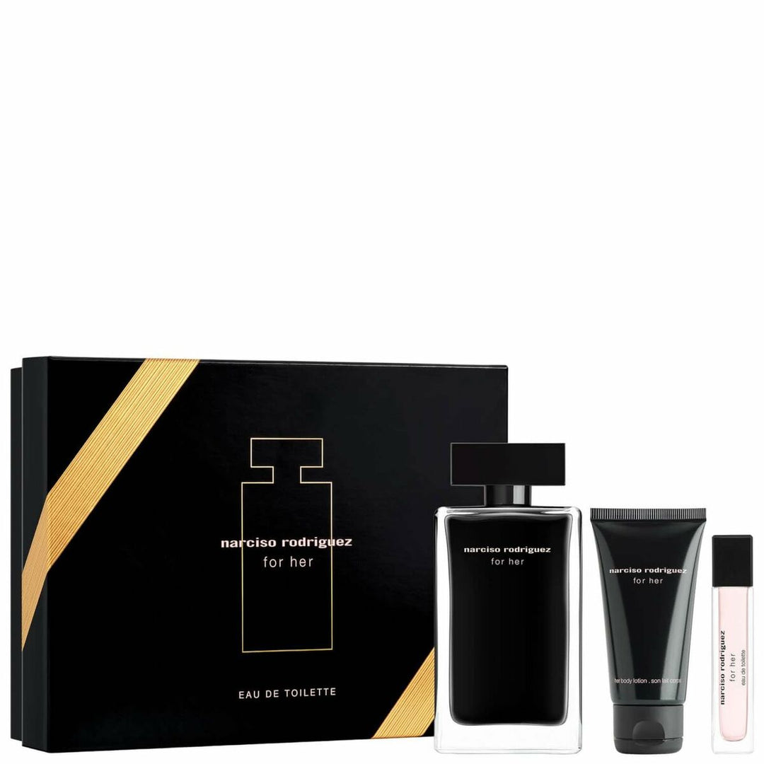 Narciso Rodriguez For Her | Parfymset 3 Delar | 100ml | Eau de Toilette |