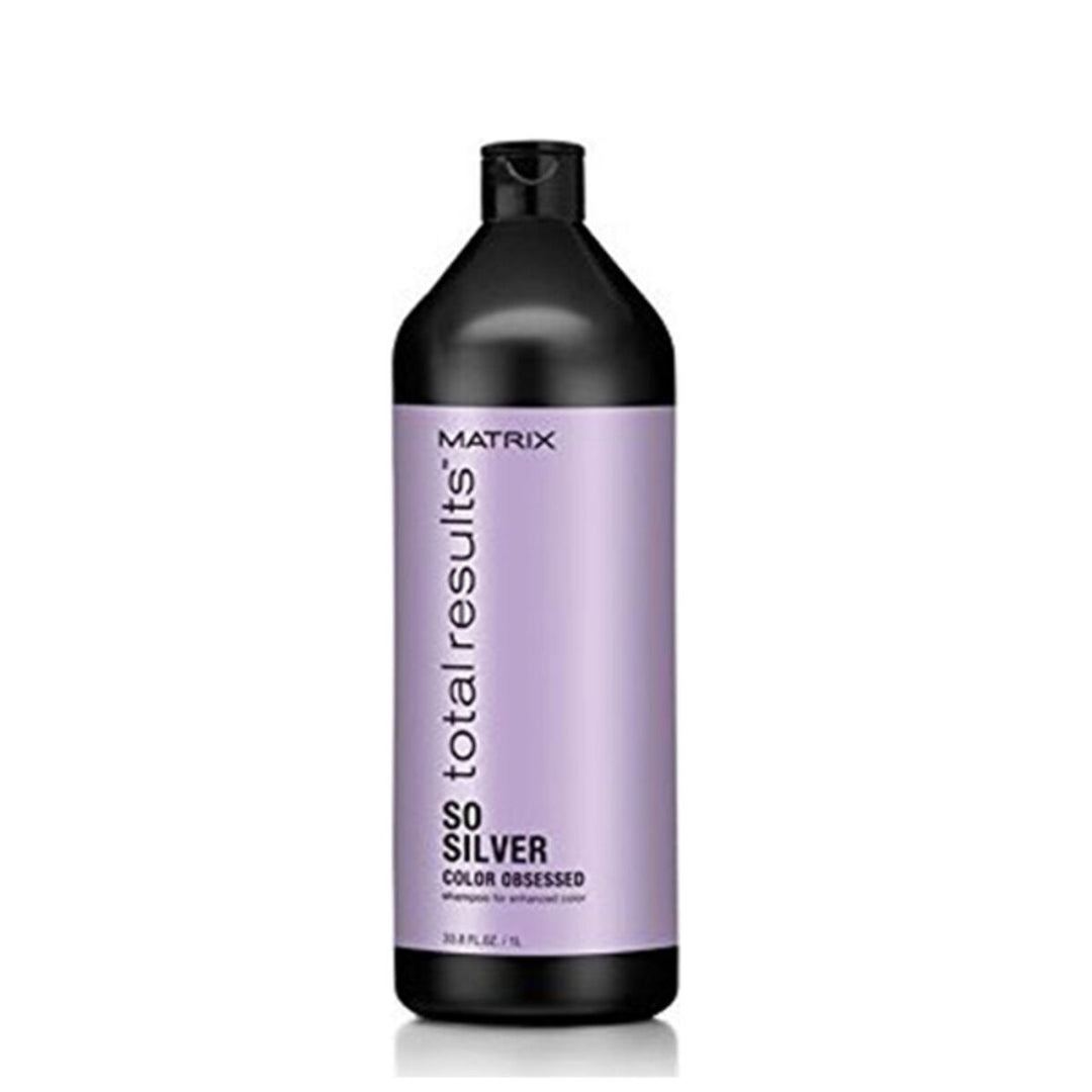 Schampo som neutraliserar färgen Total Results So Silver Matrix Total Results Color Care So Silver (1000 ml) 1 L