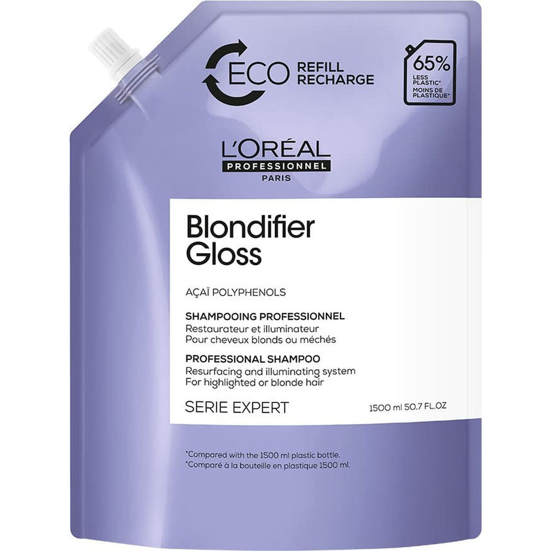 Stärkande schampo L'Oreal Professionnel Paris Blondifier Gloss Påfyllning Blont hår 1,5 L