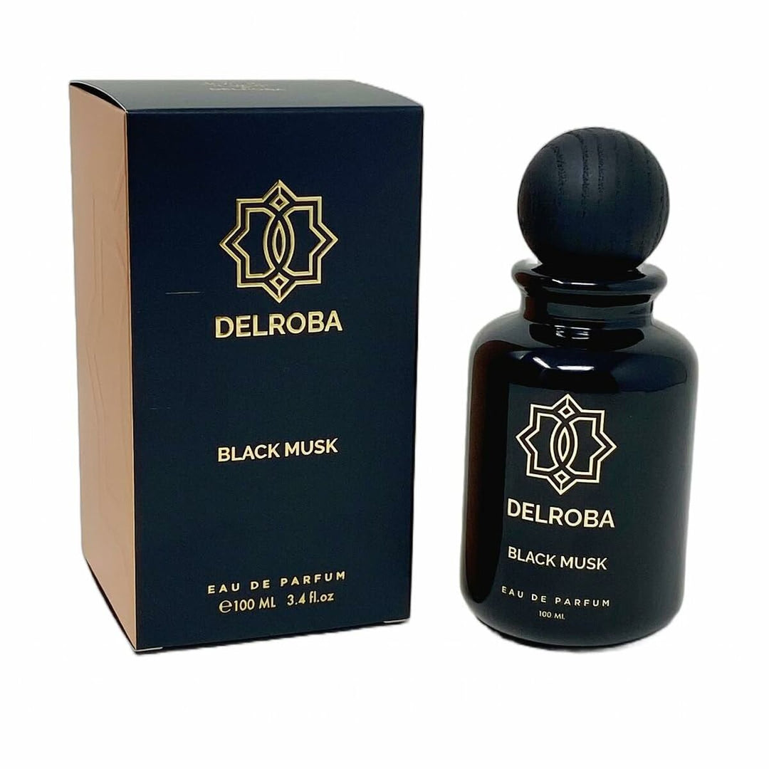 Delroba EDP Black Musk 100 ml fragrance bottle