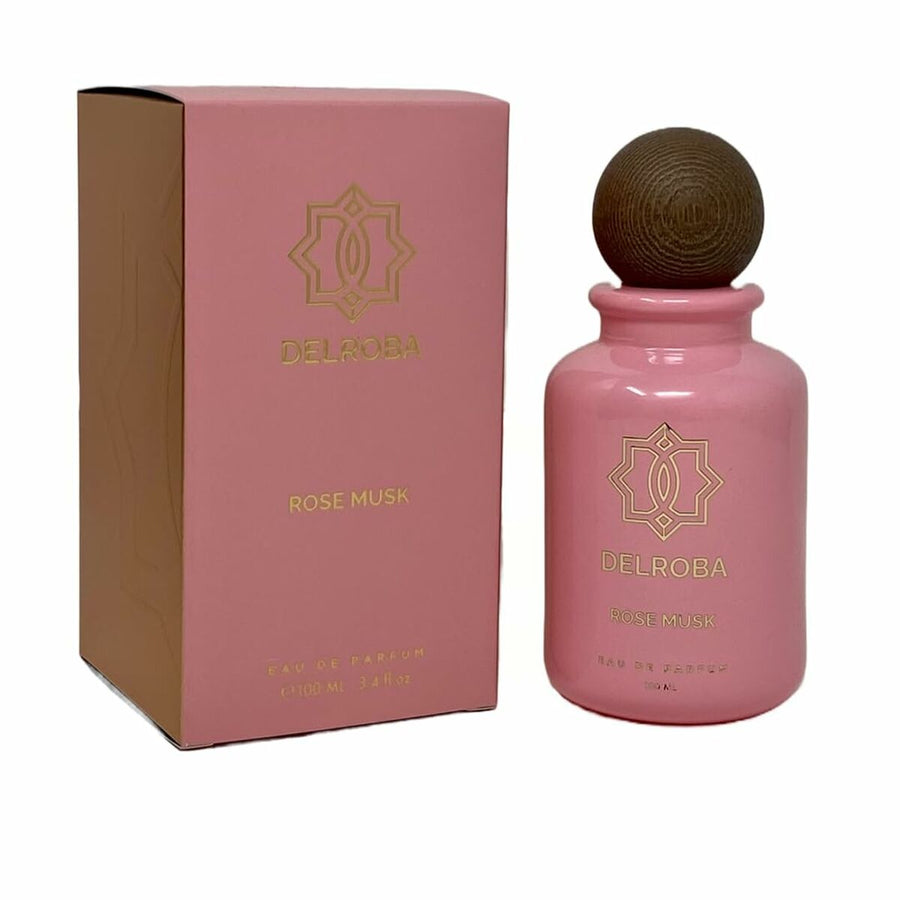 Delroba EDP Rose Musk 100 ml fragrance bottle