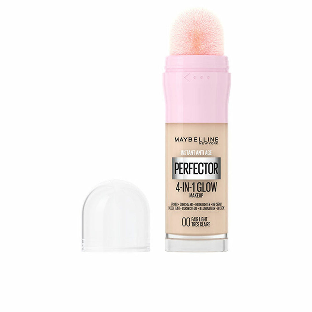 Flytande makeupbas Maybelline Instant Anti-Age Perfector Glow Nº 00 Fair light 20 ml