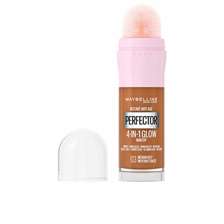 Maybelline Instant Age Perfector Glow Nº 03-Medium Deep | Foundation | 20 ml