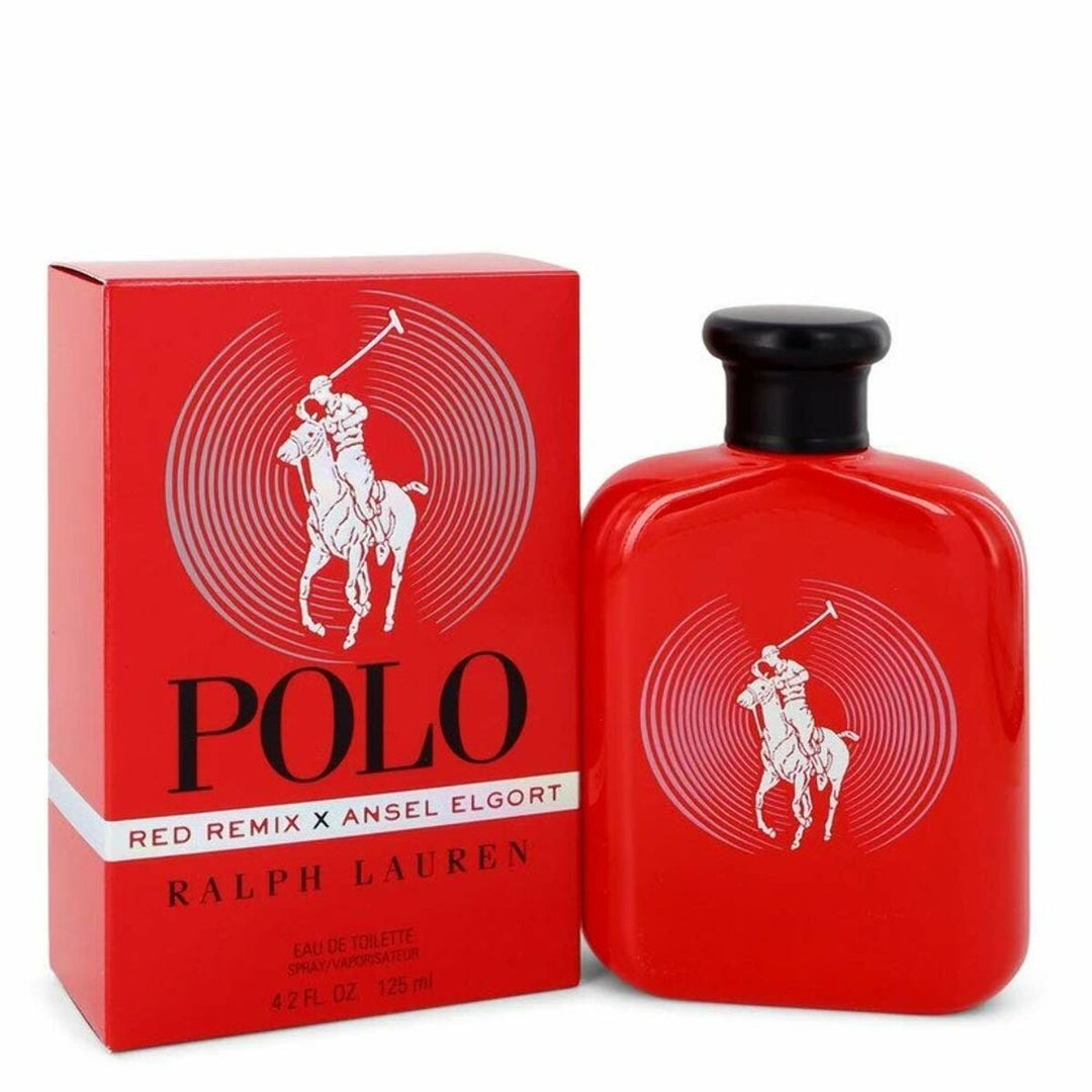     Ralph Lauren EDT Polo Red Remix & Ansel Elgort 125 ml bottle