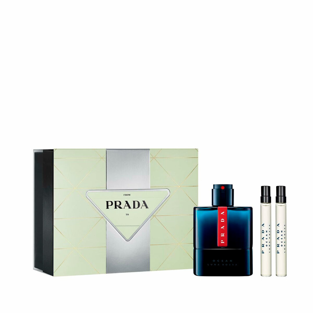 Prada Luna Rossa Ocean 3 Delar | 100ml | Eau de Toilette | Gåvoset