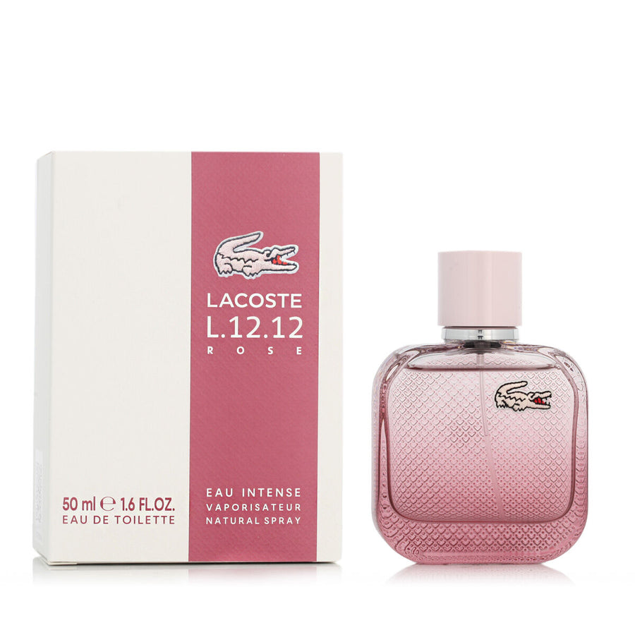 Lacoste EDT L.12.12 Rose Eau Intense 50 ml fragrance bottle