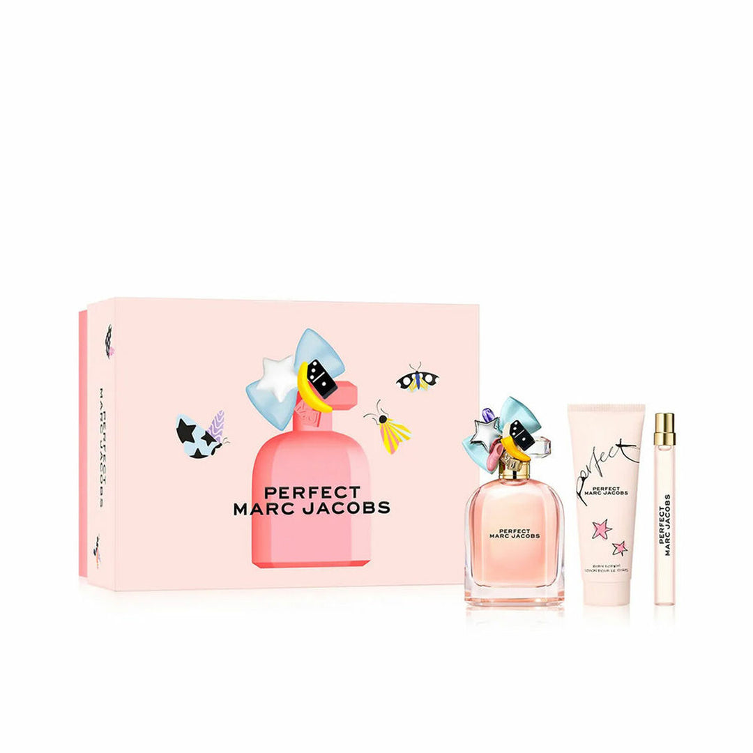 Marc Jacobs Perfect | 3pc Set | 75ml lotion, 100ml & 10ml | Eau de Parfum