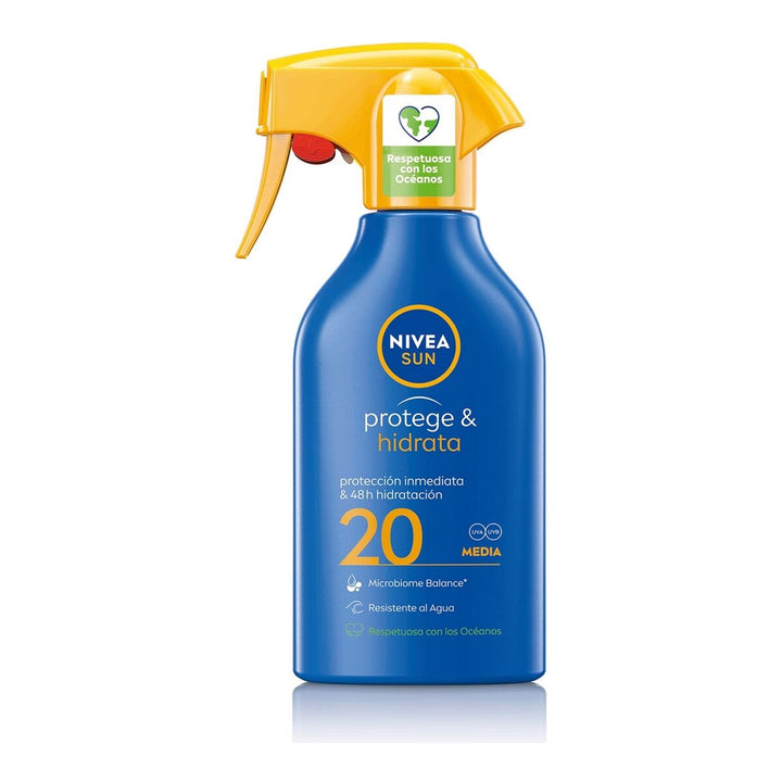 Spray solskydd Nivea Sun Solbränna Spf 20 (270 ml)