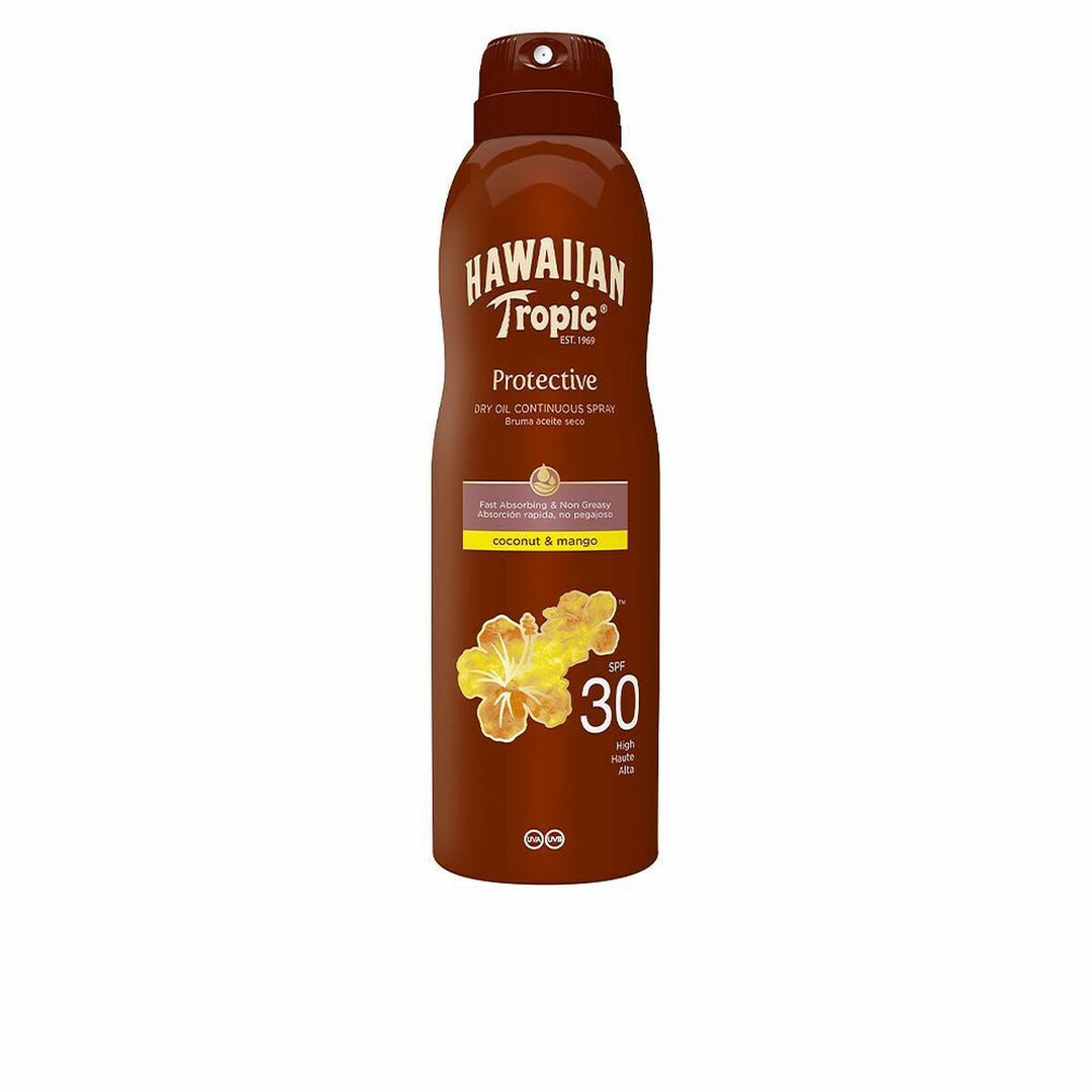 Solskyddsspray Hawaiian Tropic SPF 30 Kokosnöt Mango (180 ml)