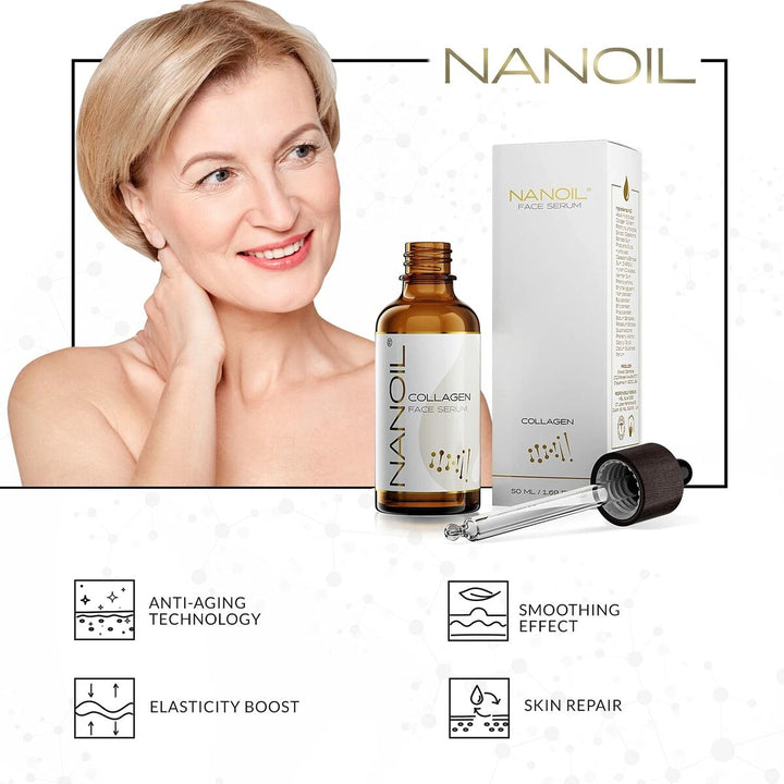 Nanoil Återställande Serum Kollagen | Ansiktsserum | 50 ml