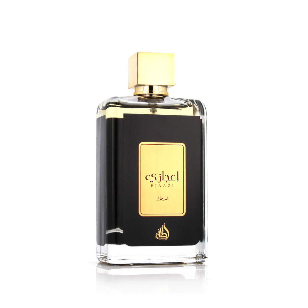 A bottle of Lattafa Ejaazi Eau de Parfum, 100 ml.