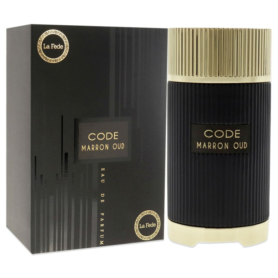  La Fede EDP Code Marron Oud 100 ml fragrance bottle