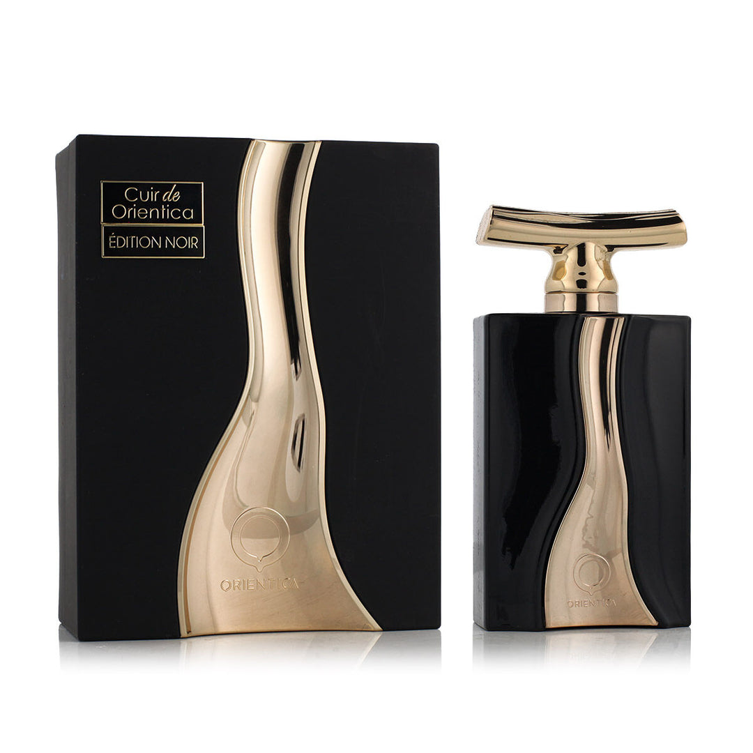 Orientica EDP Cuir de Orientica Édition Noir 90 ml fragrance bottle