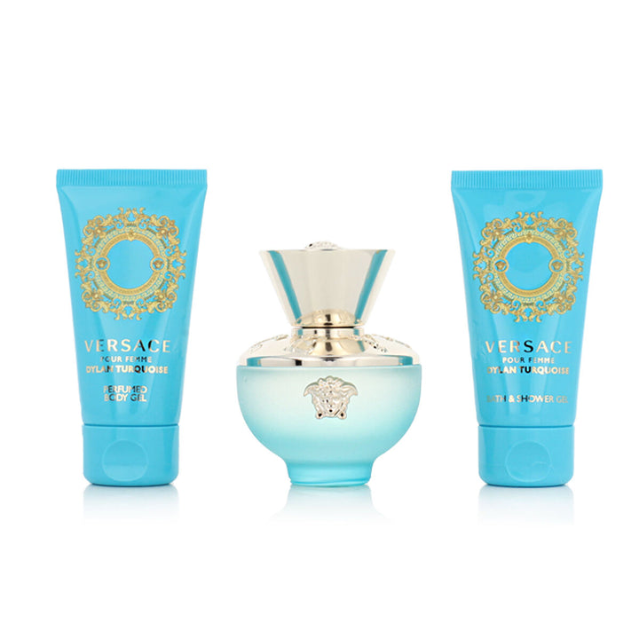 Versace Dylan Turquoise | 3 Piece Gift Set | 50ml | Eau de Toilette