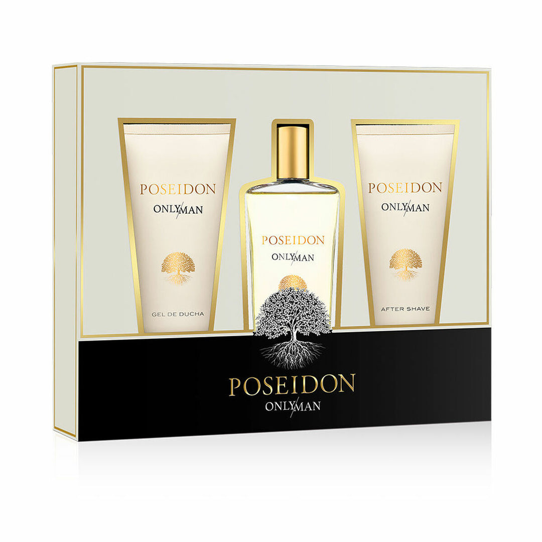 Poseidon Only Man 3 Piece Gift Set | Eau de Toilette 100ml | Herrar Parfymset