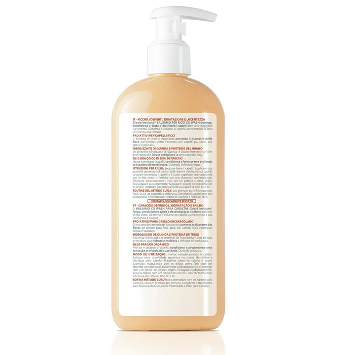 Lockdefinierande vätska Clearé Institute Wash Curly 300 ml