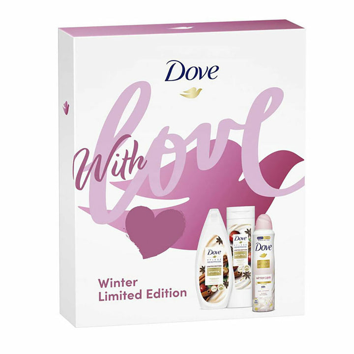 Dove Love Winter 3 Delar Kit | Hygienpaket | 650ml